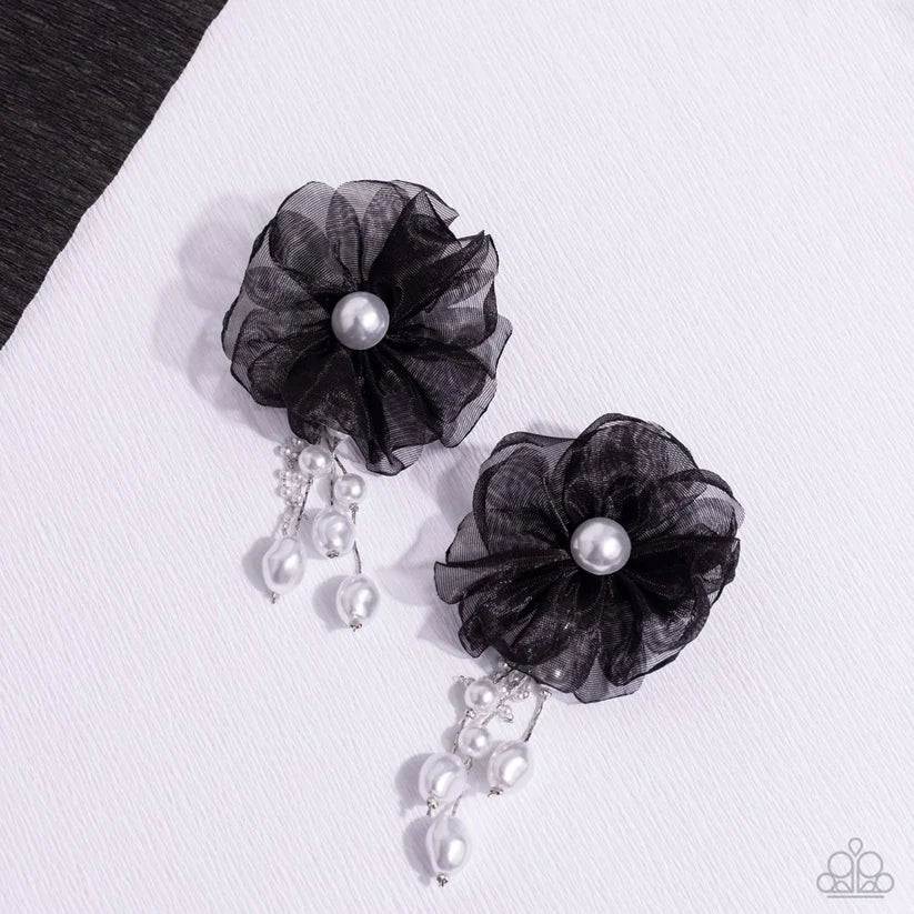 Dripping in Decadence - Black Earrings by Paparazzi