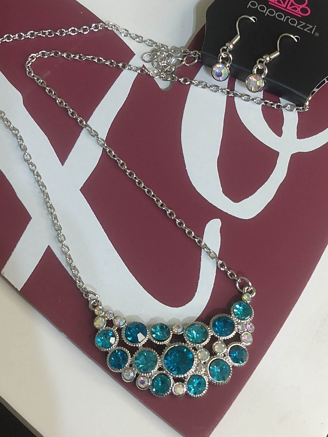 Effervescently Divine - Blue Necklace by Paparazzi