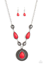 Load image into Gallery viewer, Saguaro Soul Trek - Red Necklace by Paparazzi
