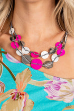 Load image into Gallery viewer, Barefoot Beaches - Pink Necklace by Paparazzi
