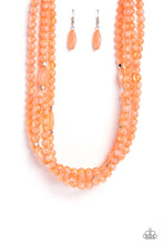 Load image into Gallery viewer, Layered Lass - Orange Necklace by Paparazzi
