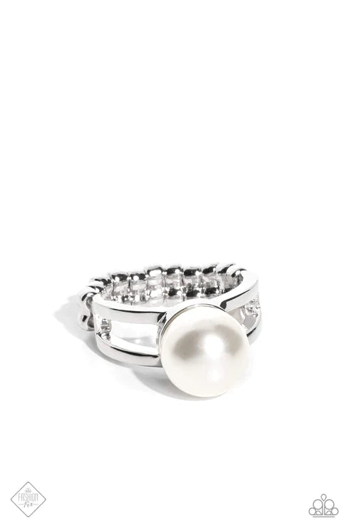 All American PEARL - White Ring by Paparazzi