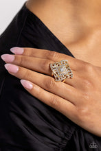 Load image into Gallery viewer, Tilted Talent - Gold Ring by Paparazzi
