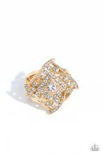 Load image into Gallery viewer, Tilted Talent - Gold Ring by Paparazzi
