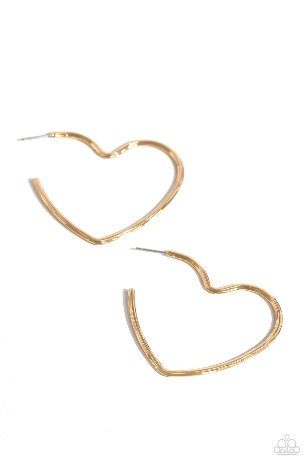 Summer Sweethearts - Gold Earrings by Paparazzi Accessories