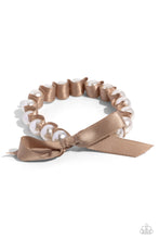 Load image into Gallery viewer, Ribbon Rarity - Brown Bracelet by Paparazzi Accessories
