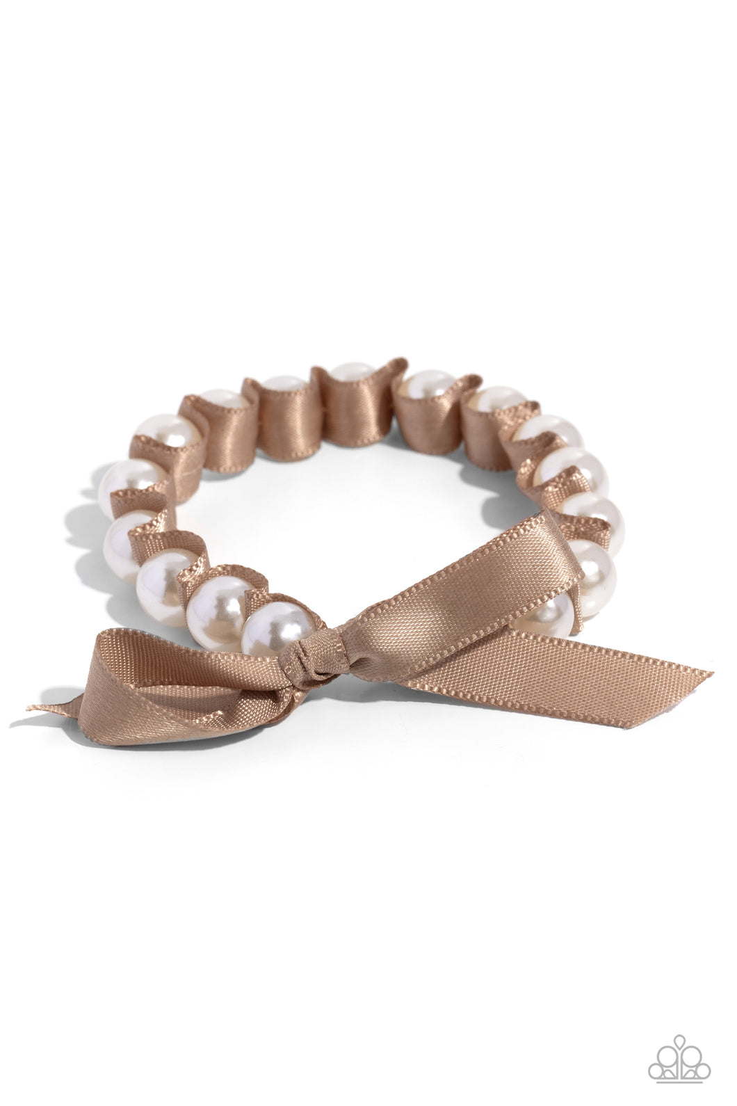 Ribbon Rarity - Brown Bracelet by Paparazzi Accessories