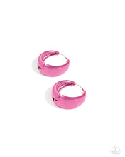 Load image into Gallery viewer, Colorful Curiosity - Pink Earrings by Paparazzi Accessories
