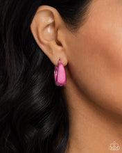 Load image into Gallery viewer, Colorful Curiosity - Pink Earrings by Paparazzi Accessories
