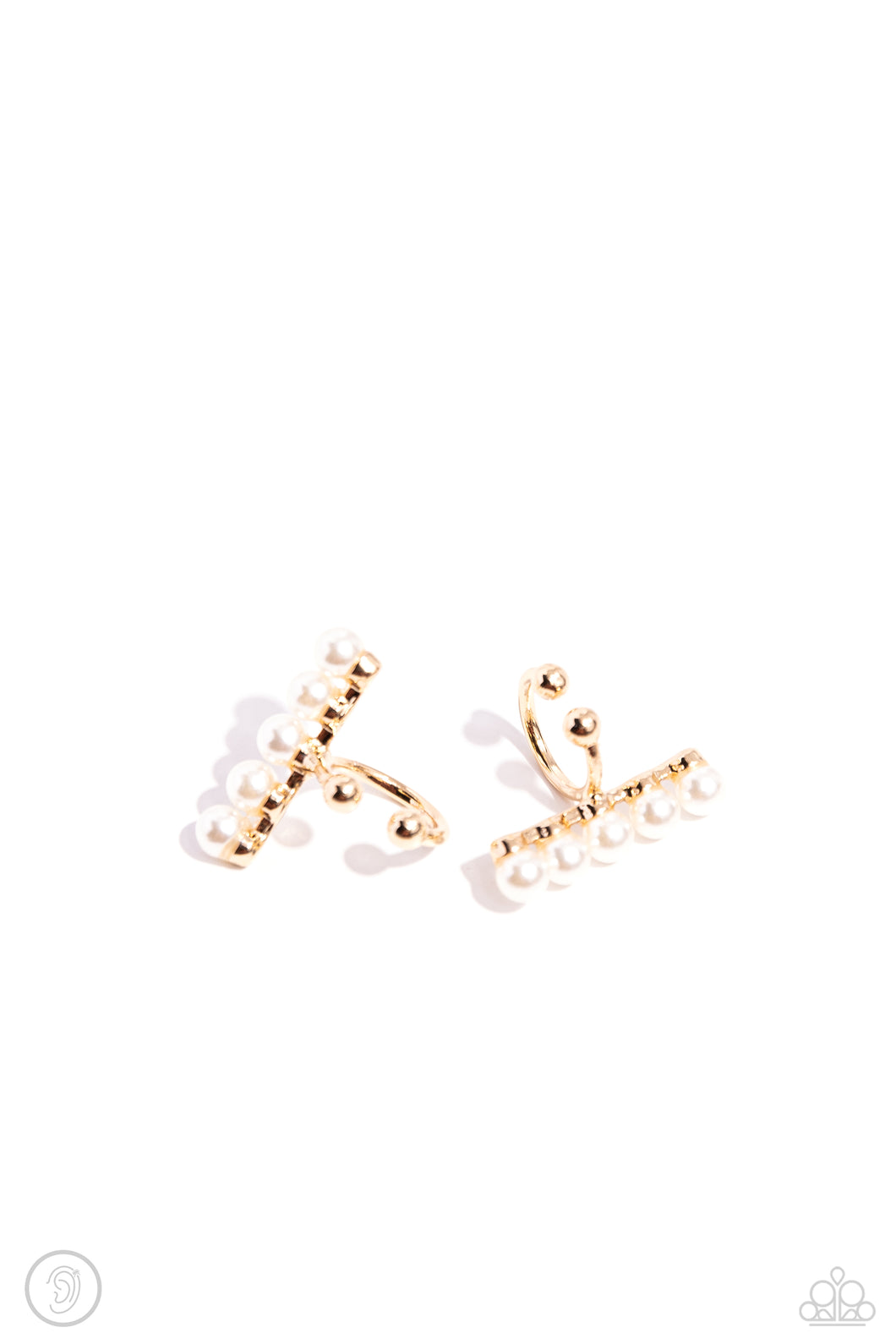 CUFF Love - Gold Ear Cuffs by Paparazzi