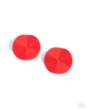 Load image into Gallery viewer, Moody Masterpiece - Red Earrings by Paparazzi Accessories
