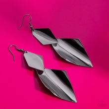 Load image into Gallery viewer, Skillfully Sheared - Black Earrings by Paparazzi Accessories
