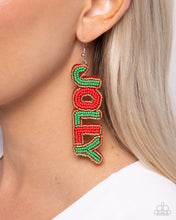 Load image into Gallery viewer, Jolly Holiday - Multi Earrings by Paparazzi Accessories
