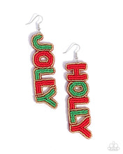 Load image into Gallery viewer, Jolly Holiday - Multi Earrings by Paparazzi Accessories
