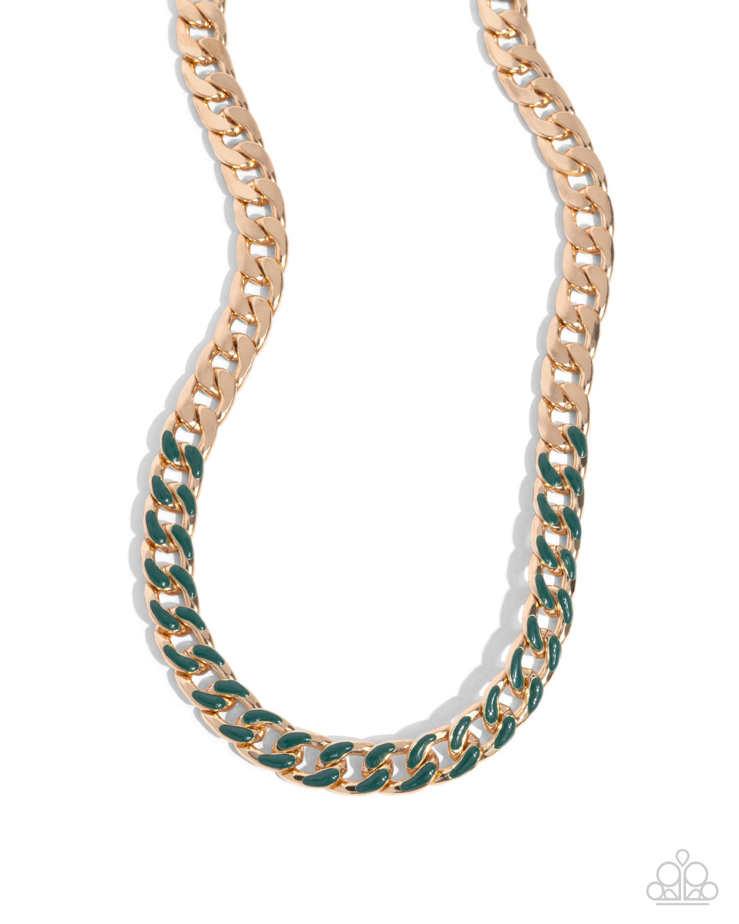 Painted Problem - Green Necklace by Paparazzi Accessories