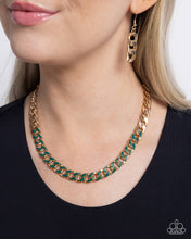 Load image into Gallery viewer, Painted Problem - Green Necklace by Paparazzi Accessories
