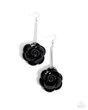 Load image into Gallery viewer, Saccharine Sprig - Black  Earrings by Paparazzi Accessories
