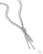 Load image into Gallery viewer, Ignited Industry - Silver Necklace by Paparazzi Accessories
