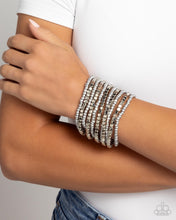 Load image into Gallery viewer, Spirited Stack - Silver Bracelet by Paparazzi Accessories
