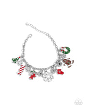 Load image into Gallery viewer, Christmas Cascade - Multi Bracelet by Paparazzi Accessories
