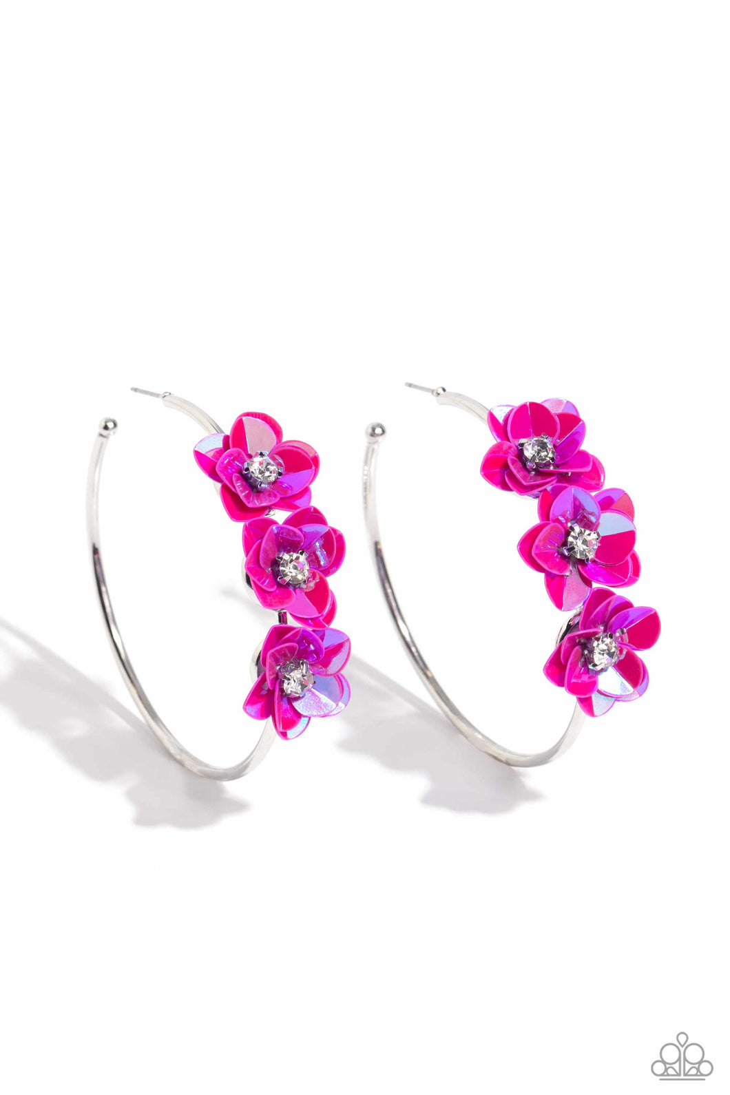 Ethereal Embellishment - Pink Earrings by Paparazzi