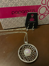 Load image into Gallery viewer, Wall Street Web - White Necklace by Paparazzi
