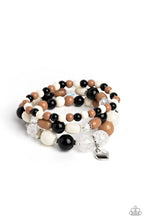 Load image into Gallery viewer, Heartfelt Haven Brown Bracelet by Paparazzi Accessories
