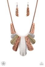 Load image into Gallery viewer, Untamed Copper, Silver, Brass Necklace by Paparazzi
