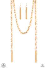 Load image into Gallery viewer, SCARFed for Attention - Gold Necklace by Paparazzi
