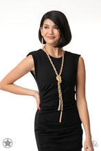 Load image into Gallery viewer, SCARFed for Attention - Gold Necklace by Paparazzi
