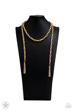 Load image into Gallery viewer, SCARFed for Attention - Gold Necklace by Paparazzi
