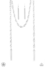 Load image into Gallery viewer, SCARFed for Attention - Silver Necklace by Paparazzi
