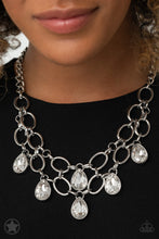 Load image into Gallery viewer, Show-Stopping Shimmer - White Necklace by Paparazzi
