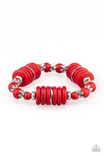 Load image into Gallery viewer, Sagebrush Serenade - Red Bracelet by Paparazzi
