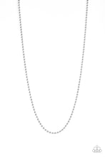 Load image into Gallery viewer, Cadet Casual - Silver Men&#39;s Necklace by Paparazzi
