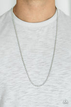 Load image into Gallery viewer, Cadet Casual - Silver Men&#39;s Necklace by Paparazzi
