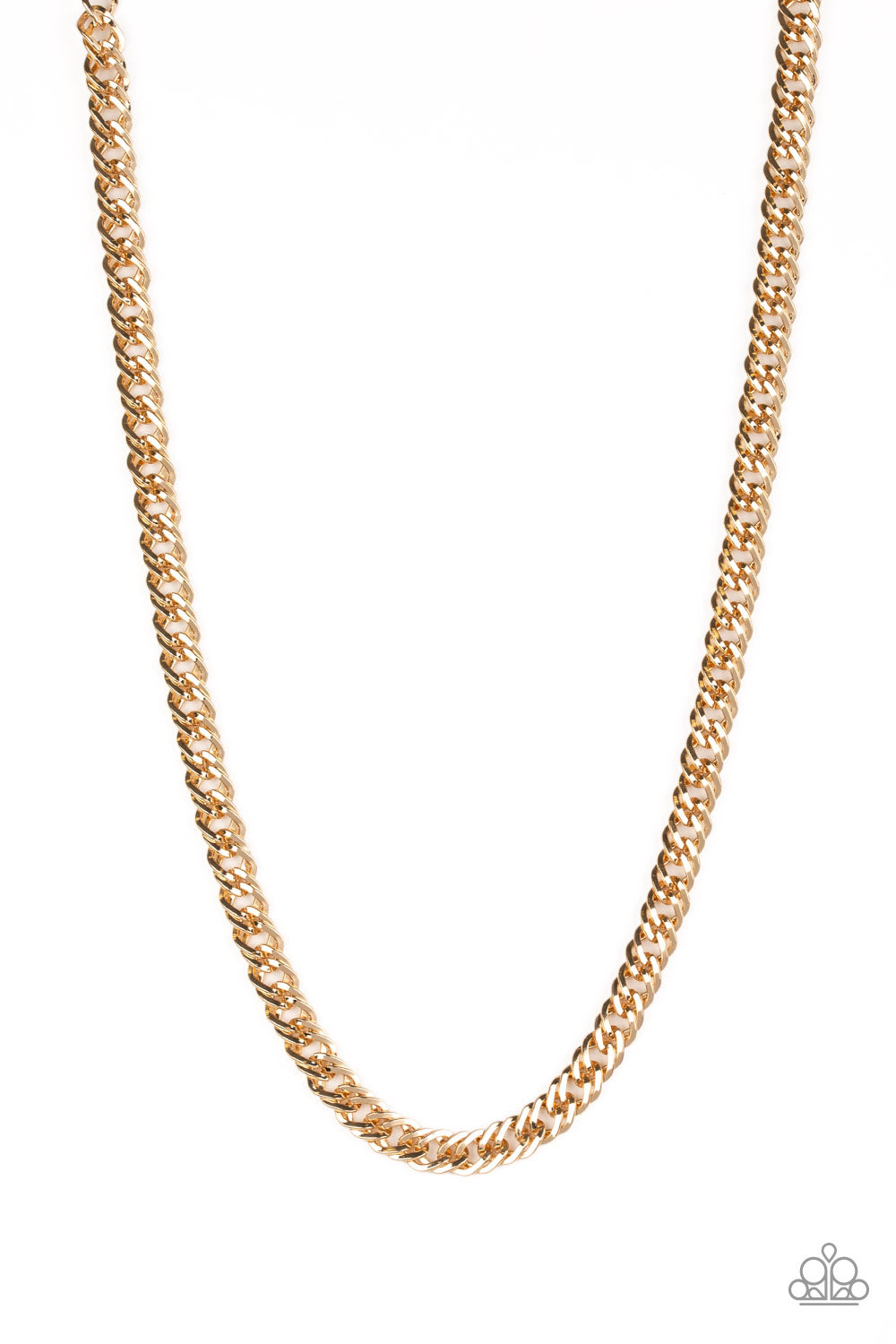 Undefeated - Gold Necklace by Paparazzi