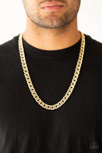 Load image into Gallery viewer, Undefeated - Gold Necklace by Paparazzi
