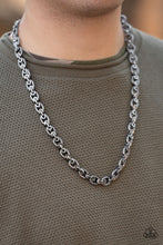 Load image into Gallery viewer, Grit and Gridiron - Black Men&#39;s Necklace by Paparazzi
