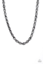 Load image into Gallery viewer, Grit and Gridiron - Black Men&#39;s Necklace by Paparazzi
