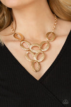 Load image into Gallery viewer, OVAL The Limit - Gold Necklace by Paparazzi
