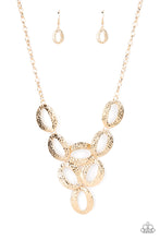 Load image into Gallery viewer, OVAL The Limit - Gold Necklace by Paparazzi
