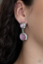 Load image into Gallery viewer, Subtle Smolder - Pink Clip-On Earrings by Paparazzi
