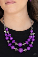 Load image into Gallery viewer, Upscale Chic - Purple Necklace by Paparazzi
