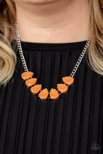 Load image into Gallery viewer, Above The Clouds - Orange Necklace by Paparazzi
