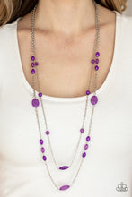 Load image into Gallery viewer, Day Trip Delights - Purple Necklace by Paparazzi
