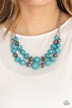 Load image into Gallery viewer, Upscale Chic - Blue Necklace by Paparazzi
