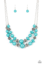 Load image into Gallery viewer, Upscale Chic - Blue Necklace by Paparazzi
