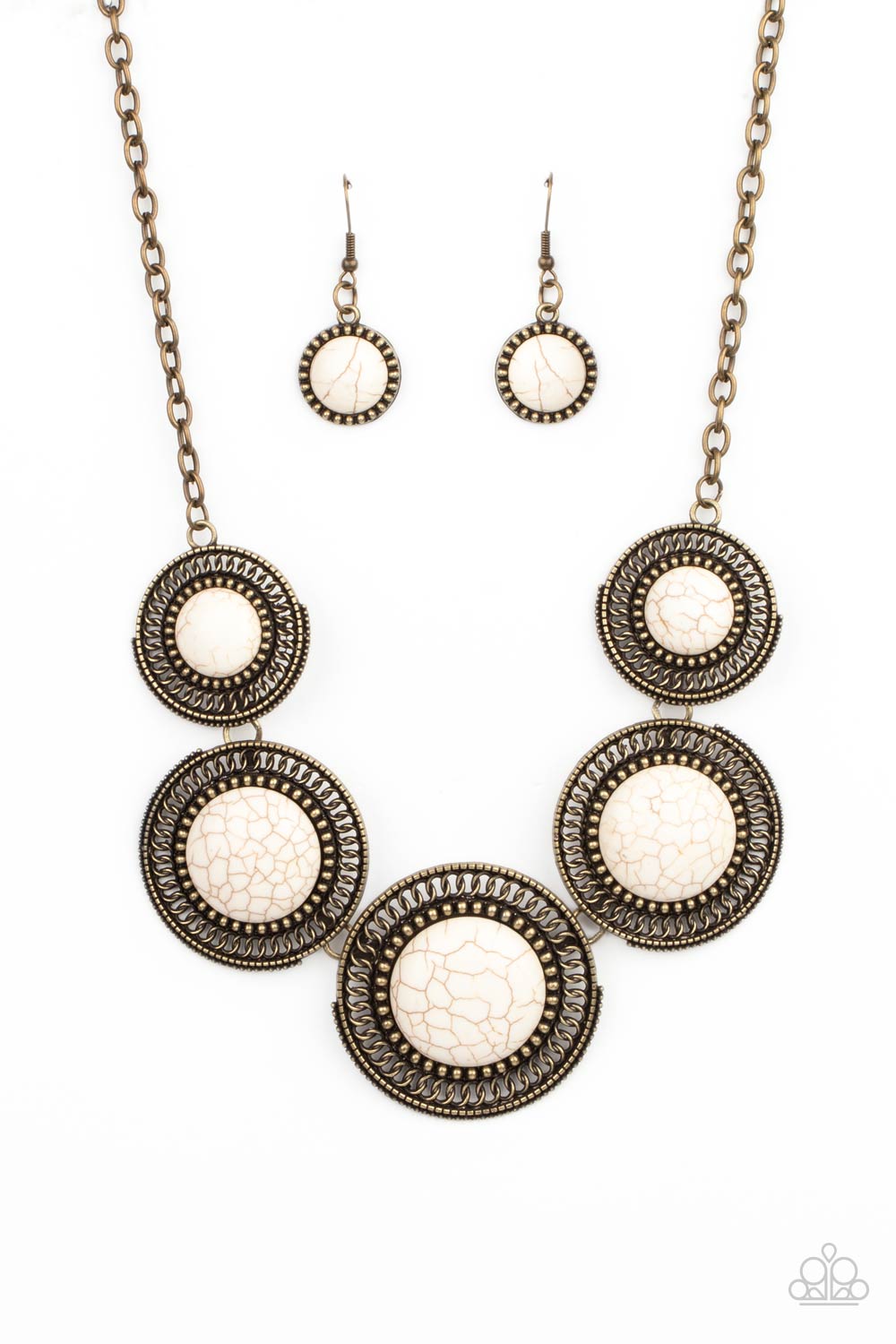 She Went West - Brass Necklace by Paparazzi