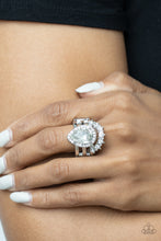 Load image into Gallery viewer, Elegantly Cosmopolitan - White Ring by Paparazzi
